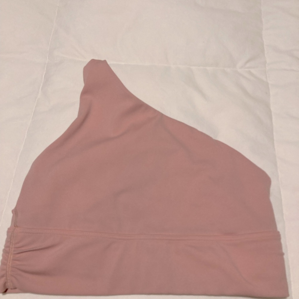 Athleta one-shoulder asymmetrical cropped sports bra. Size XS